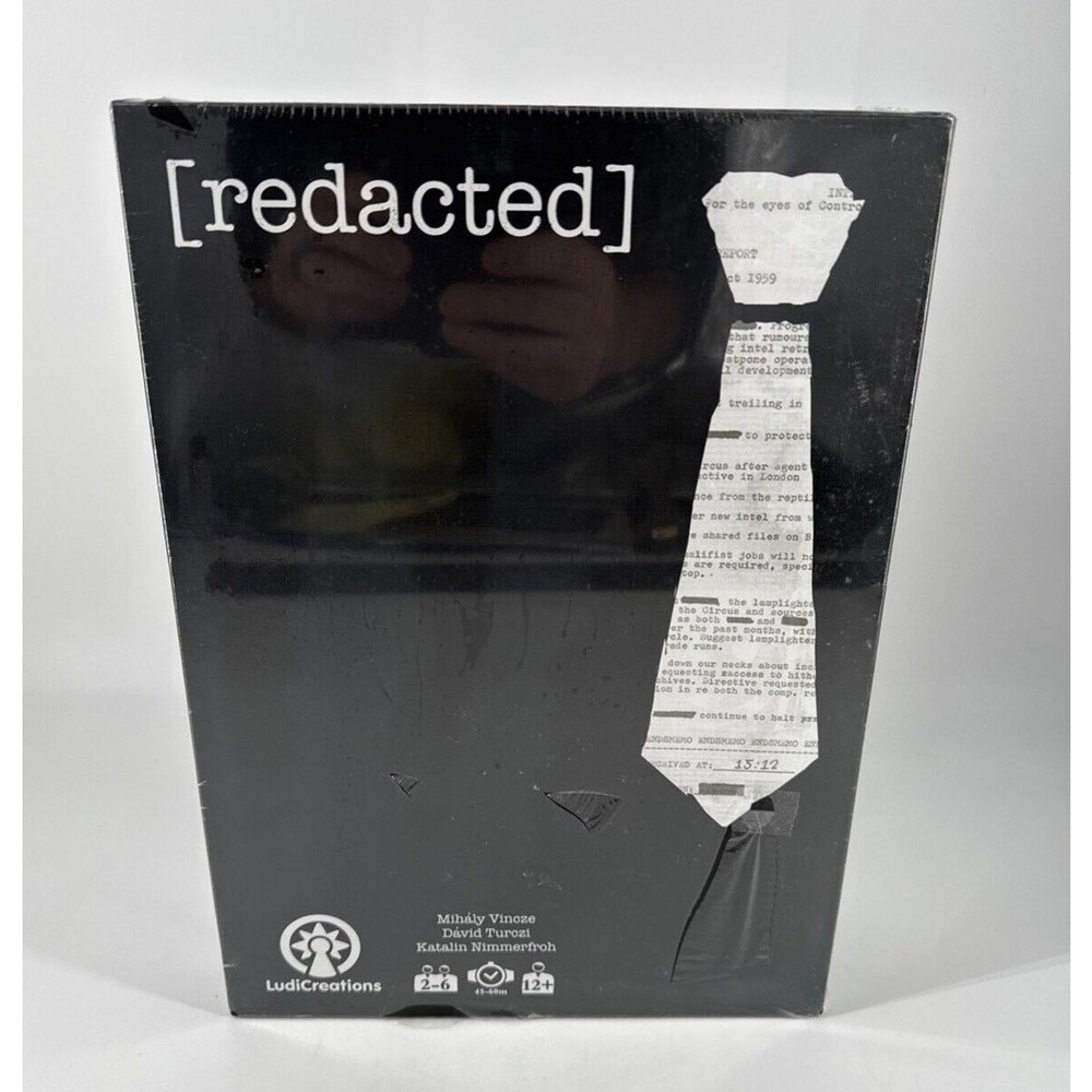REDACTED Board Game Cold War‎ Spy Strategy Bluffing Game Espionage LudiCreations